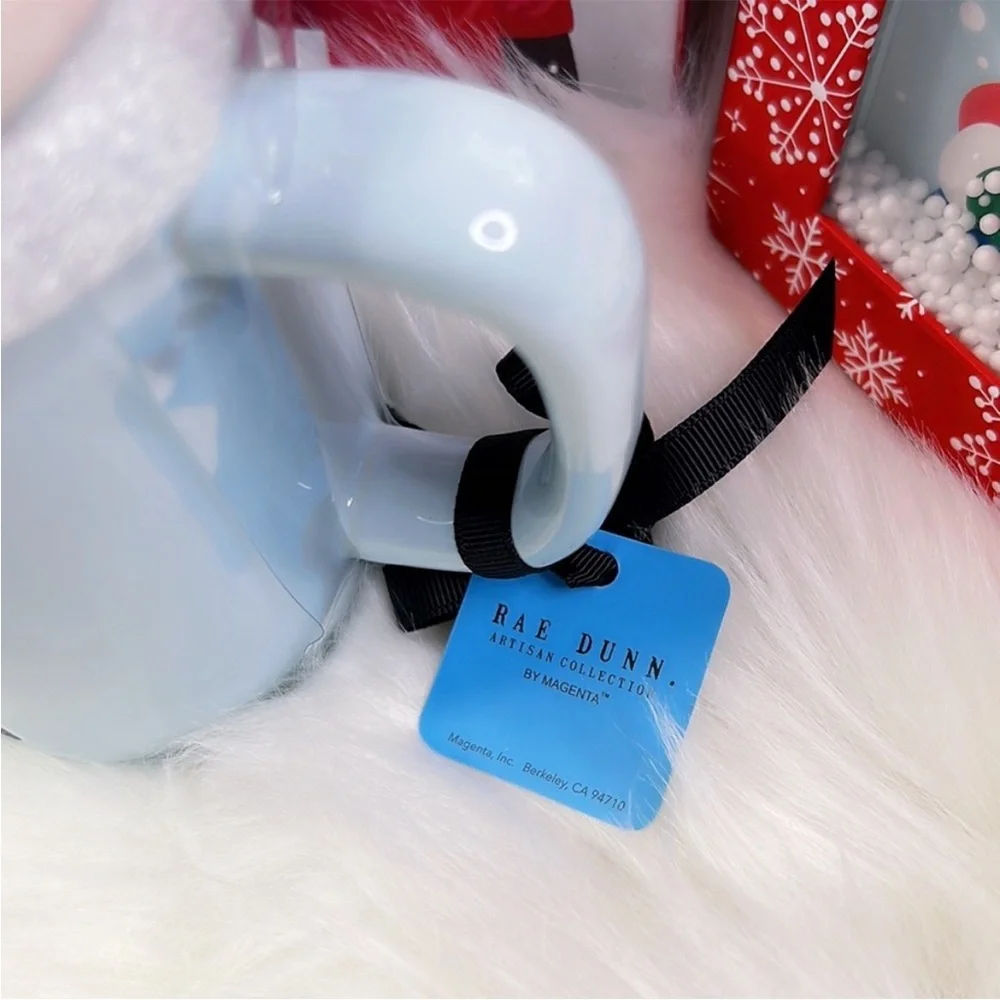 Rae Dunn‎ Jolly Happy Fun Frosty Mug Cup With Frosty The Snowman Hat Topper
